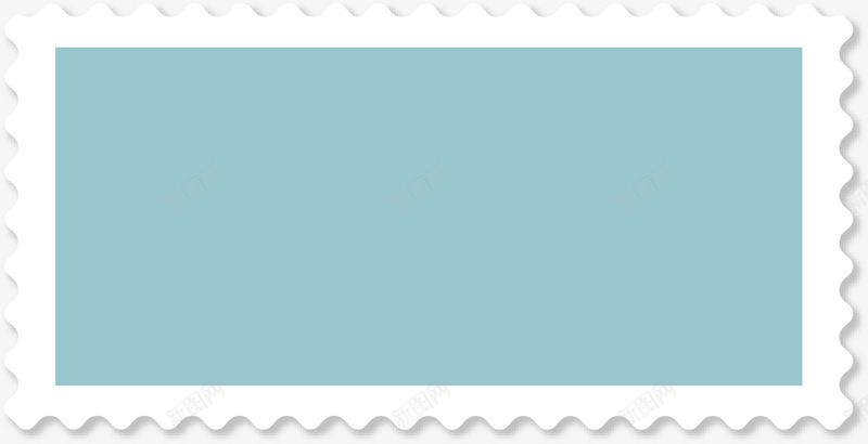 蓝色邮票框架png免抠素材_新图网 https://ixintu.com 免抠PNG 框架 清新 简约 蓝色 边框纹理 邮票 邮票模板