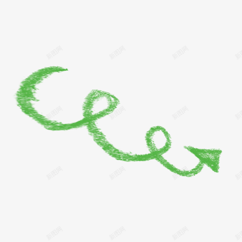 绿色粉笔箭头图案png免抠素材_新图网 https://ixintu.com 免抠 图案 效果 箭头 粉笔 粉笔效果 线条 绿色图案 装饰