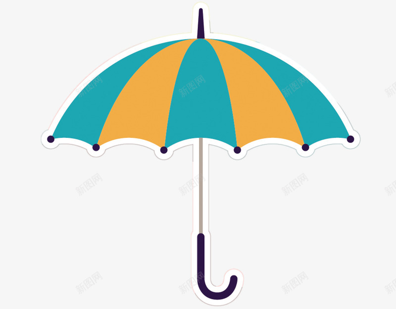 雨伞太阳伞png免抠素材_新图网 https://ixintu.com 太阳伞 好看 雨伞 颜色搭配