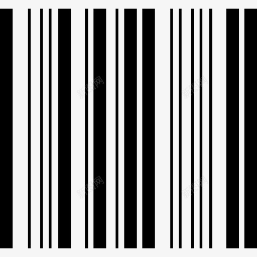 条形码的方形图标png_新图网 https://ixintu.com 商业 商务 平方 条 条码 条纹 线 要点 象征