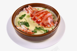 甲壳类海鲜盘子里的螃蟹与汤汁高清图片