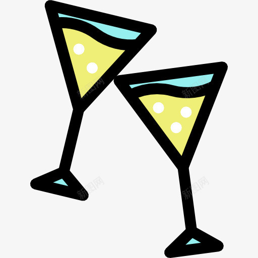 烤面标图标png_新图网 https://ixintu.com 庆典 烤面包 眼镜 祝酒 聚会 酒 食品