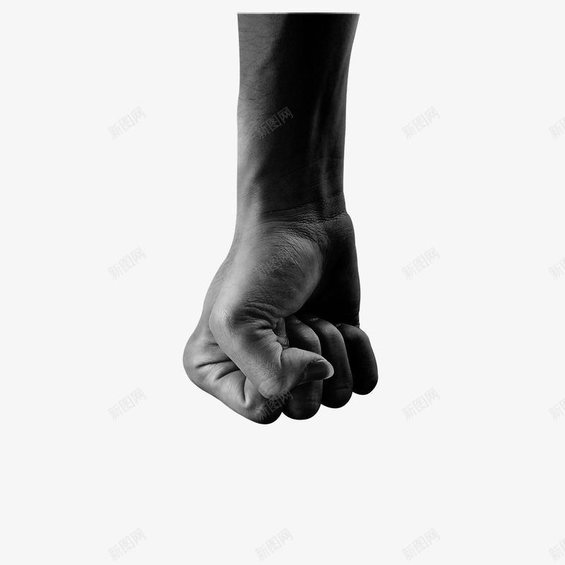 黑色握拳的手png免抠素材_新图网 https://ixintu.com 手 手臂 打击 抓 拳头 捶打 握 握拳 黑色