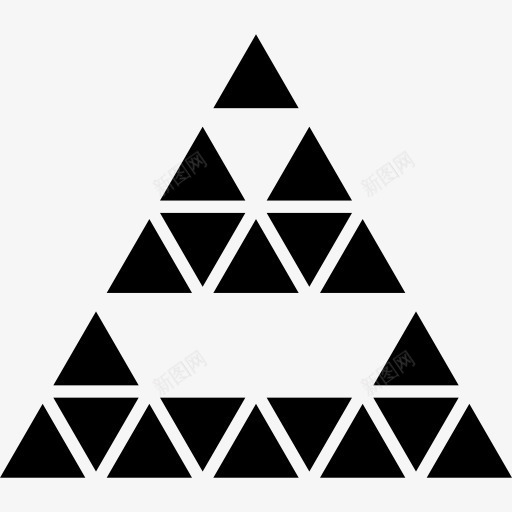 多棱锥三角形图标png_新图网 https://ixintu.com 三角形 多边形 形状 金字塔