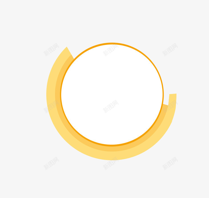 黄色告示框图标png_新图网 https://ixintu.com app 告示框 告示牌 图标 网页 门牌