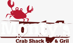 螃蟹logo螃蟹厨房logo矢量图图标高清图片