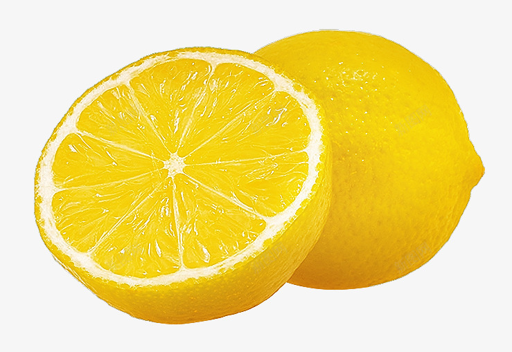 黄色柠檬柠檬片png免抠素材_新图网 https://ixintu.com 柠檬 柠檬片 植物 黄色