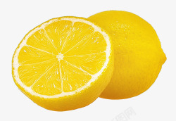 黄色柠檬片黄色柠檬柠檬片高清图片