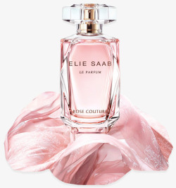 香水背景ELIESAAB玫瑰香水高清图片