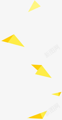 几何立体图形黄色png免抠素材_新图网 https://ixintu.com 几何立体 图形 黄色png
