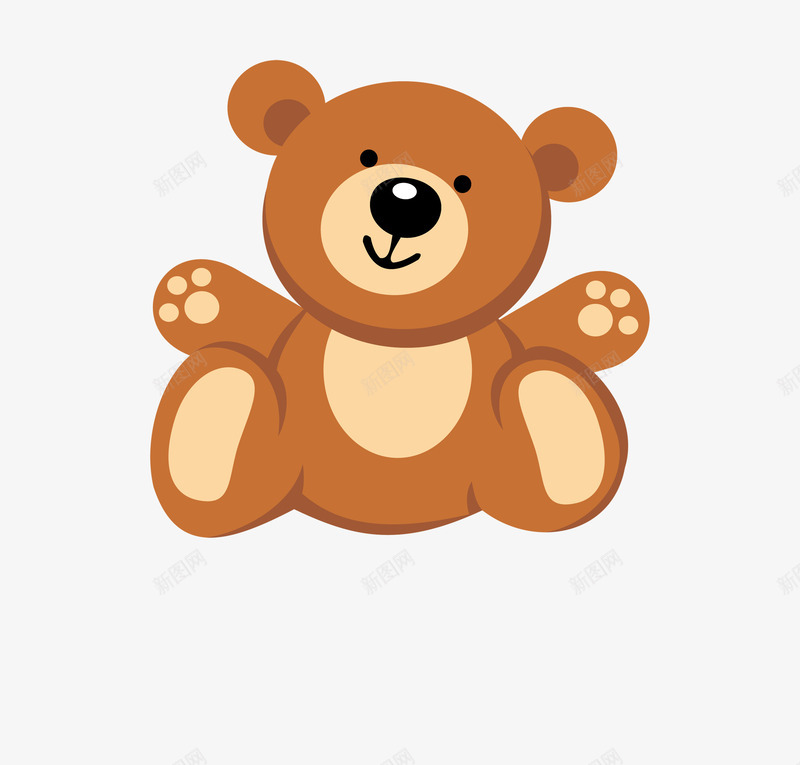 小熊png免抠素材_新图网 https://ixintu.com 卡通熊 布娃娃 抓气球的熊 熊娃娃