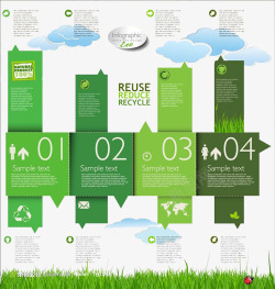 精致标签绿色环保宣传广告图标高清图片
