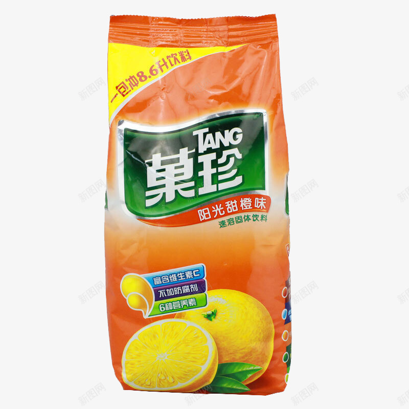 橙子味果珍png免抠素材_新图网 https://ixintu.com 果珍 果珍饮料 橙子 水果味 维生素C 饮料 饮料冲剂