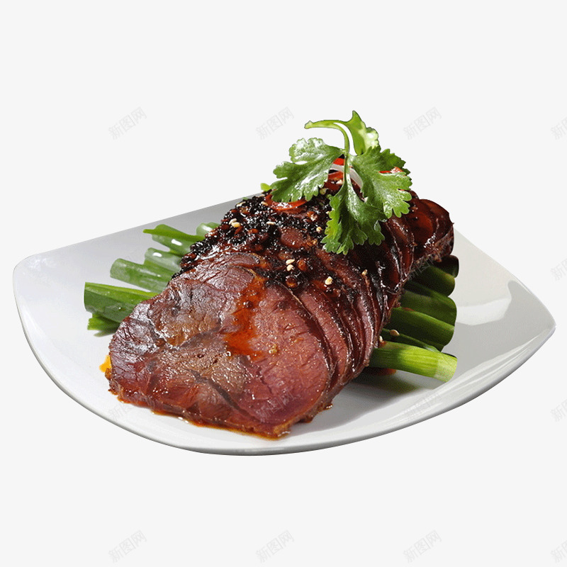 酱香牛肉png免抠素材_新图网 https://ixintu.com 凉菜 小吃 干酱卤味 熟食 牛肉 肉类 酱香牛肉 零食