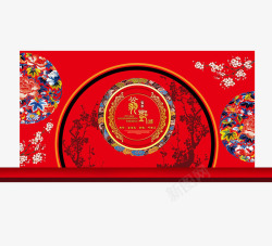 中国传统婚礼素材中式古典婚礼背景高清图片