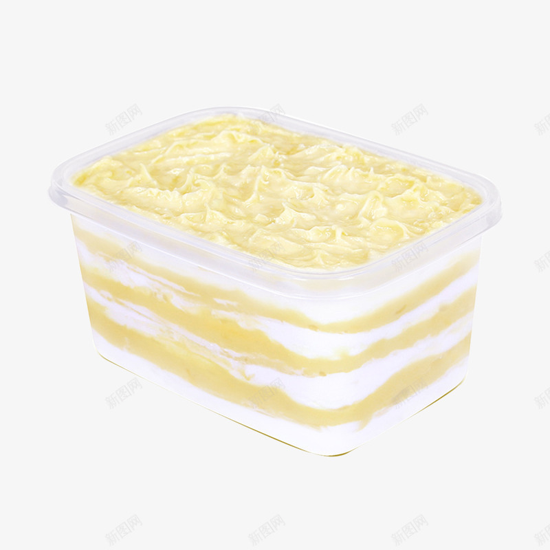 一盒美味的蛋糕png免抠素材_新图网 https://ixintu.com 千层蛋糕 奶油蛋糕 实物图 水果加工 美食设计 芒果千层蛋糕
