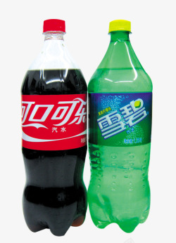 可乐雪碧芬达饮料饮料图案可口可乐雪碧高清图片