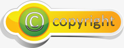 copyright打折促销标签矢量图高清图片