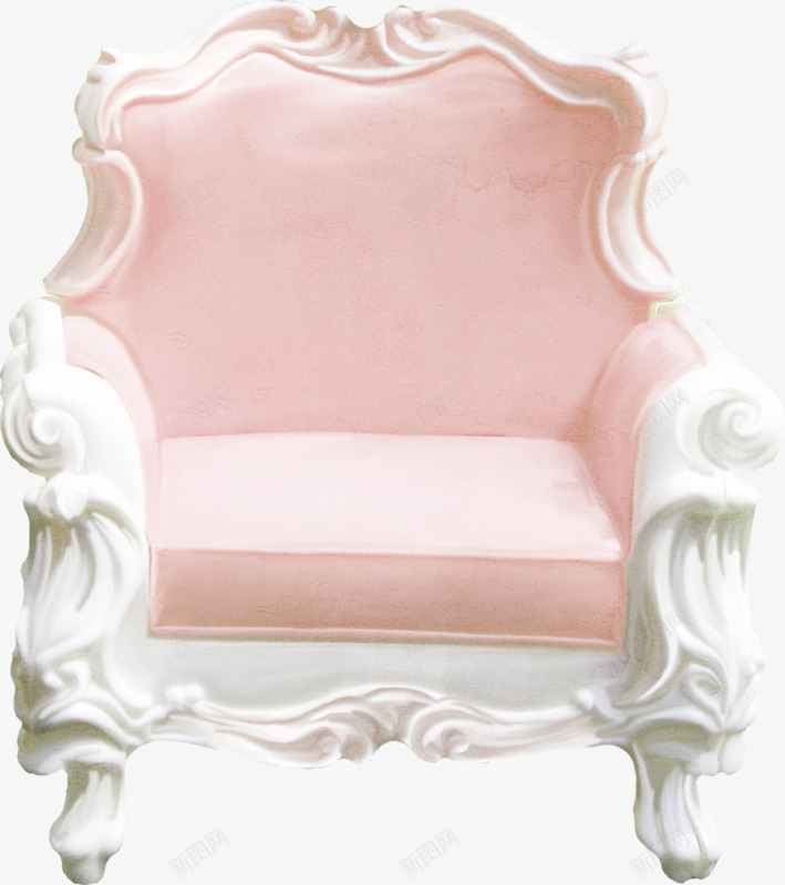 欧式粉色少女风座椅png免抠素材_新图网 https://ixintu.com 少女风 座椅 欧式 粉色 西方