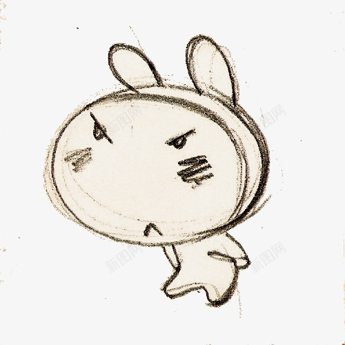 兔子害羞的表情png免抠素材_新图网 https://ixintu.com 兔子 卡通 害羞 手绘 搞怪 漫画 简笔 综艺 综艺表情 表情