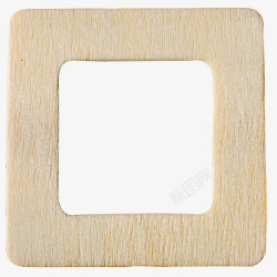 圆角木板棕色木质圆角矩形框高清图片