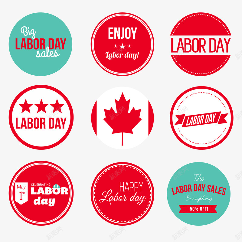 加拿大劳动节徽章png免抠素材_新图网 https://ixintu.com 加拿大 劳动节 徽章