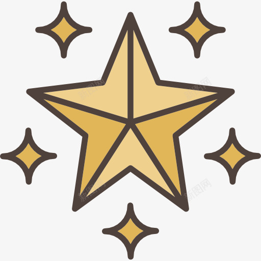 明星图标png_新图网 https://ixintu.com 喜爱 圣诞节 形状 形状和符号 明星 最喜欢的 标志 率 界面