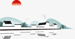 播种季节传统节气谷雨创意插画高清图片