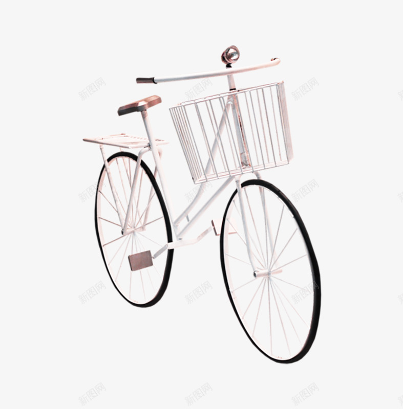 一辆自行车png免抠素材_新图网 https://ixintu.com 促销 复古 文艺 装饰