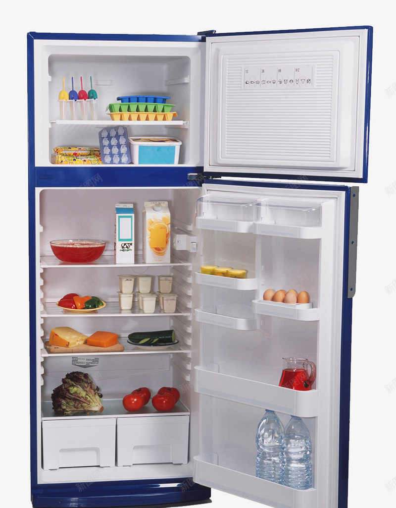 打开的冰箱png免抠素材_新图网 https://ixintu.com 低温 保存 冷藏室 家电 牛奶