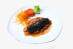 高档菜品设计精致菜品葱烧海参高清图片