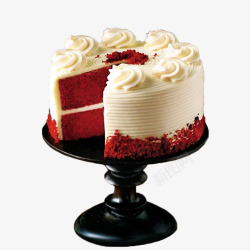 红丝绒红丝绒蛋糕高清图片