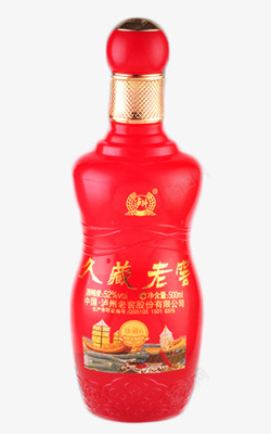 红高粱米酒红色瓶装酒高清图片