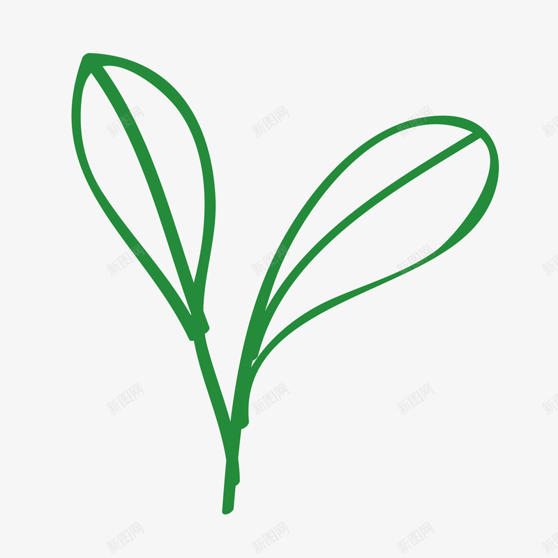 创意简笔嫩芽绘画图png免抠素材_新图网 https://ixintu.com 创意 叶子 嫩芽 手绘图 植物 简笔 线条 绿植