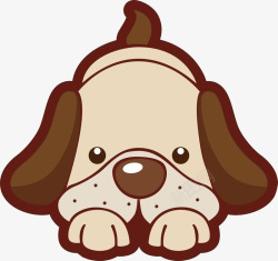 小狗狗图案卡通可爱小狗素材