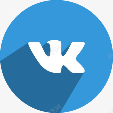 自由媒体网络社会VK社交媒体网图标图标