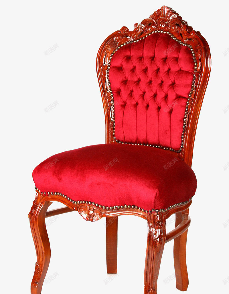 红色坐椅png免抠素材_新图网 https://ixintu.com 产品实物 古典 家居 时尚家具 欧式沙发 沙发 高档家具 高档皮质沙发
