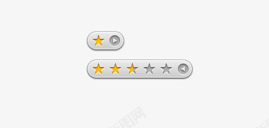 星级评分按钮png免抠素材_新图网 https://ixintu.com psd 分层 按钮 星级 评分