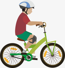 学骑车儿童自行车高清图片