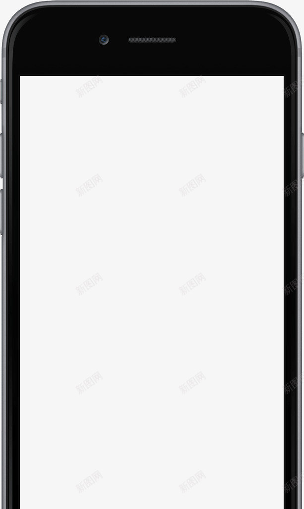 黑色的苹果手机正面摄影png免抠素材_新图网 https://ixintu.com 手机 摄影 正面 苹果 黑色