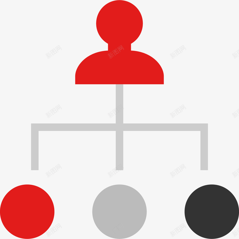 人员架构图图标png_新图网 https://ixintu.com 人员架构 商务图表 图标 层次结构 组织架构 组织框架