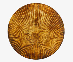 圆形的木质的有纹路的木板素材