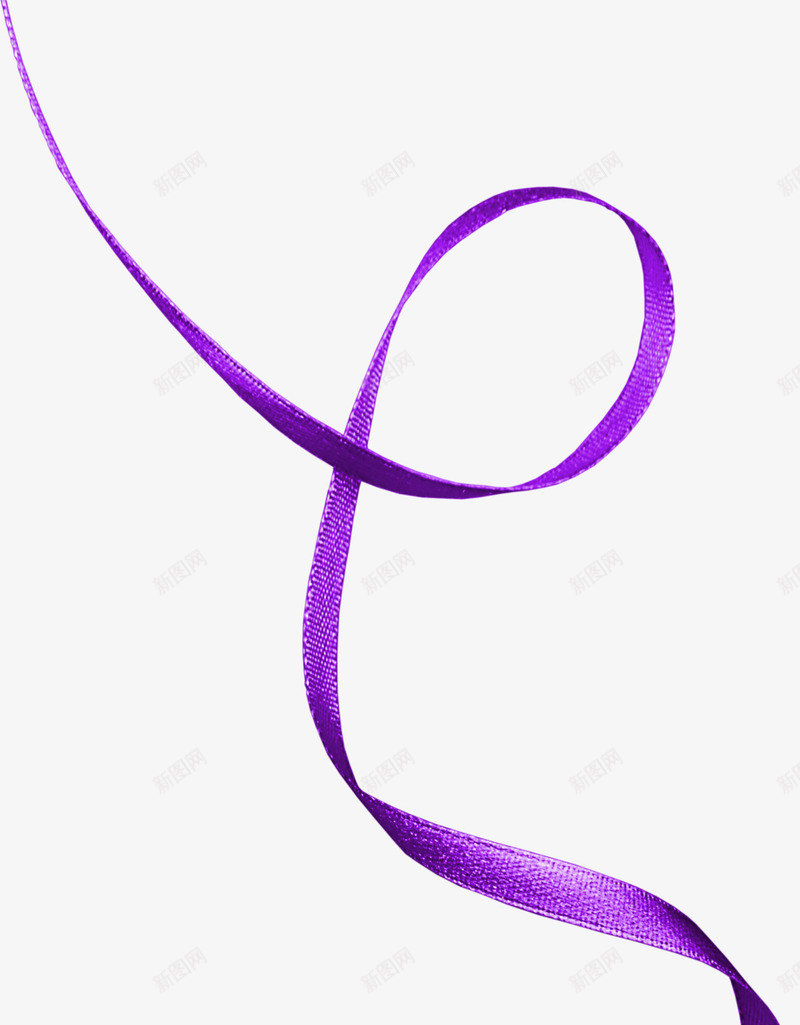 丝绸缎带png免抠素材_新图网 https://ixintu.com 丝绸 礼物 紫色 绸带 缎带