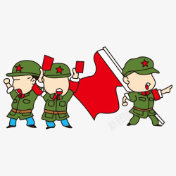 军人插画卡通人物高清图片