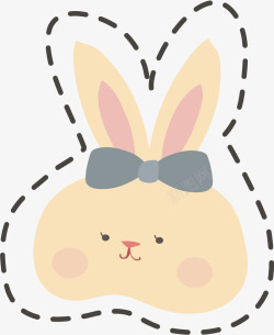 小兔子LOGO可爱卡通小兔子高清图片