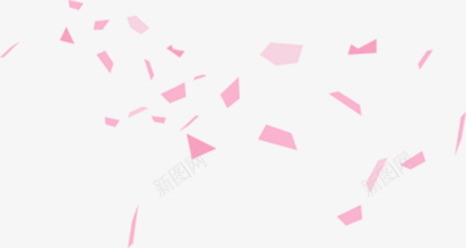 粉色漂浮元旦装饰png免抠素材_新图网 https://ixintu.com 元旦 漂浮 粉色 装饰