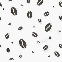 灰色咖啡咖啡豆背景高清图片