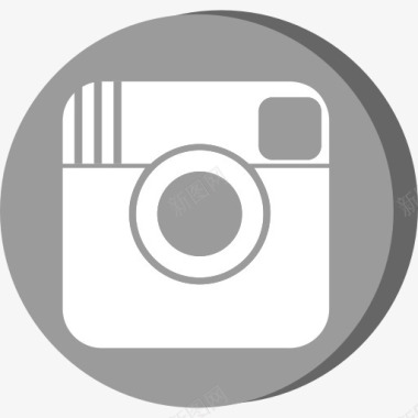 相机Instagram媒体网络图标图标