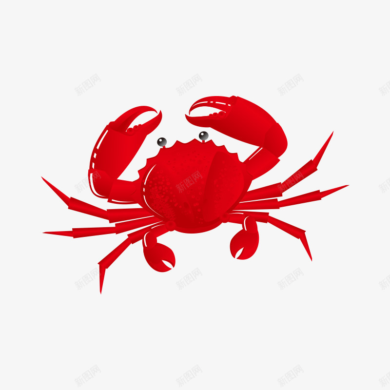 螃蟹海鲜png免抠素材_新图网 https://ixintu.com 海鲜 爬海 螃蟹 食物