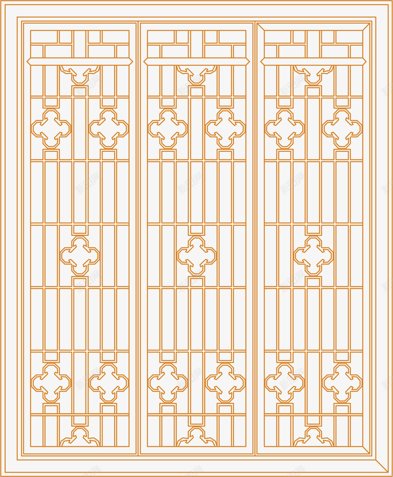 底纹文艺园林窗子矢量图eps免抠素材_新图网 https://ixintu.com 园林 园林窗 园林窗口 园林窗户 园林窗花 手绘 文艺园林窗子 矢量图